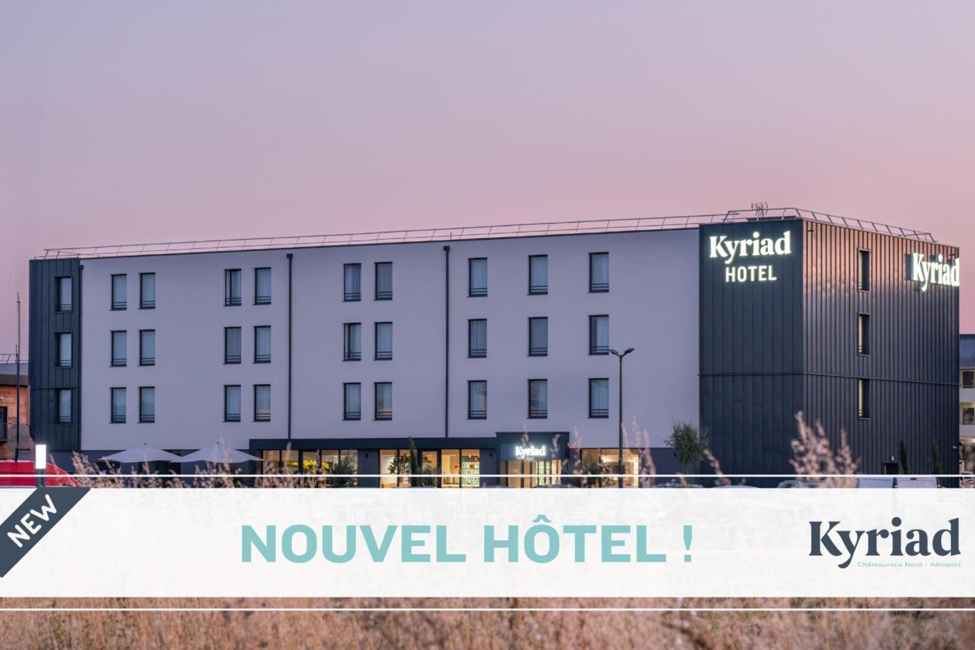 Kyriad Chateauroux Nord - Aeroport Déols المظهر الخارجي الصورة